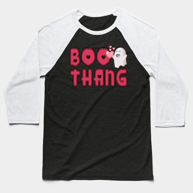 Boo Thang Baseball T-Shirt by Dead Is Not The End